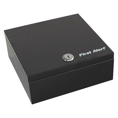 First Alert 3010F Steel Cash and Key Box, Black by First Alert